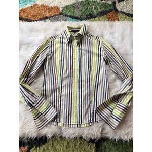 Burberry striped button down shirt
